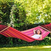 Hammock with Bars 200x100cm-Tonga Vulcano-Amazonas